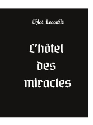 cover image of L'hôtel des miracles